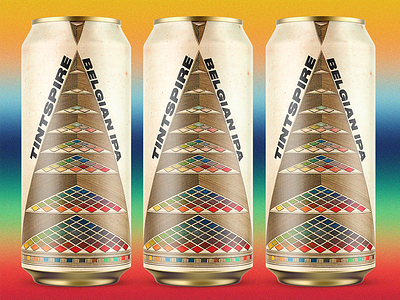 Tintspire - Belgian IPA beer beer art branding brewery can can design craft beer design graphic design illustration label label design logo package packaging packaging design vintage