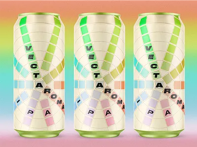 Vect-Aroma - IPA Label Design beer beer art beer design beer designer branding can color color chart craft beer design graphic design illustration label logo package packaging design packaging designer retro vintage