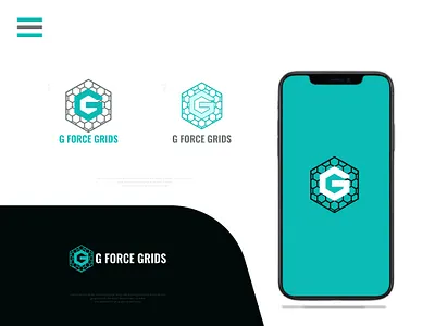 G- Forche Grids Logo 3d 3d logo animation branding design graphic design green health icon illustration logo motion graphics ui