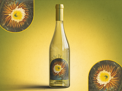 Noche De Nopal Wine Label Design wine branding