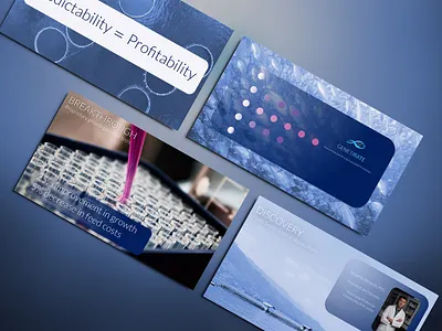 Genetirate - Pitch Deck Design visual storytelling