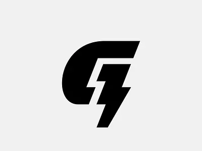 Letter G and lightning logo (for sale) letter g letter g logo lighting logo logo logo letter g monogram sport logo