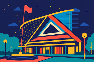Rektorat Unpad, Indonesia branding design graphic design illustration ui vector visual