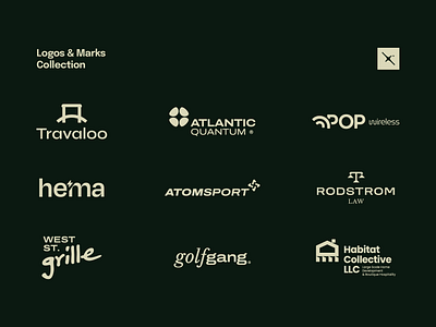 Logo & Marks Collection II brand branding design emblem graphic design identity logo minimal print symbol wordmark