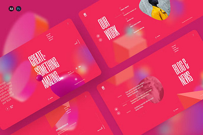 MayG - Creative Agency Landing Page Template android app app design app screen dribbble illustration ios landing landing page landing pages page pages popular screen screens template ux web web header website