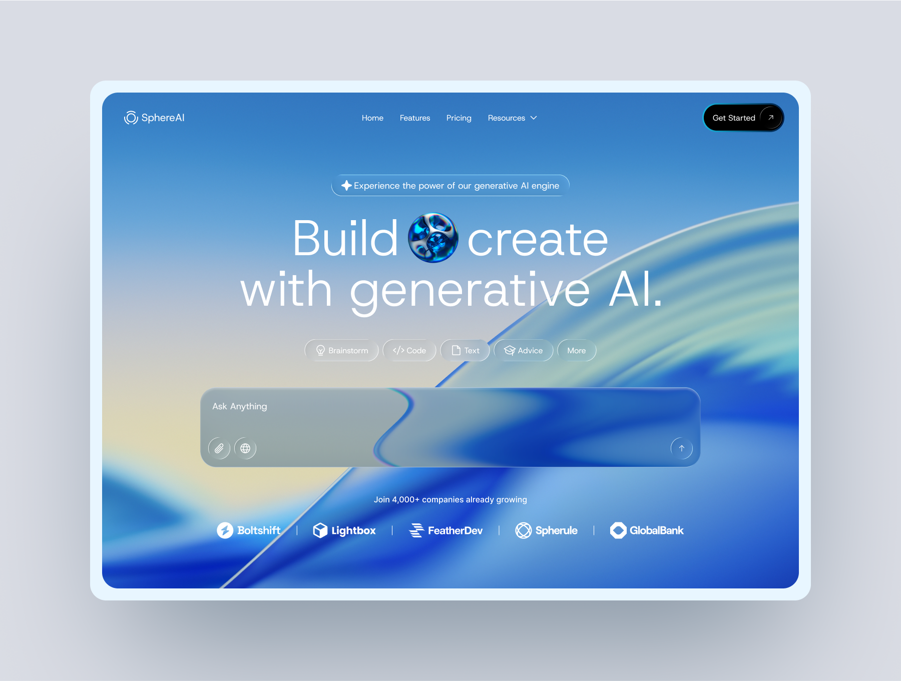 Example of Landing Page Design