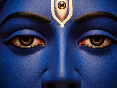 Vishnu — The Cosmic Preserver deity illustration