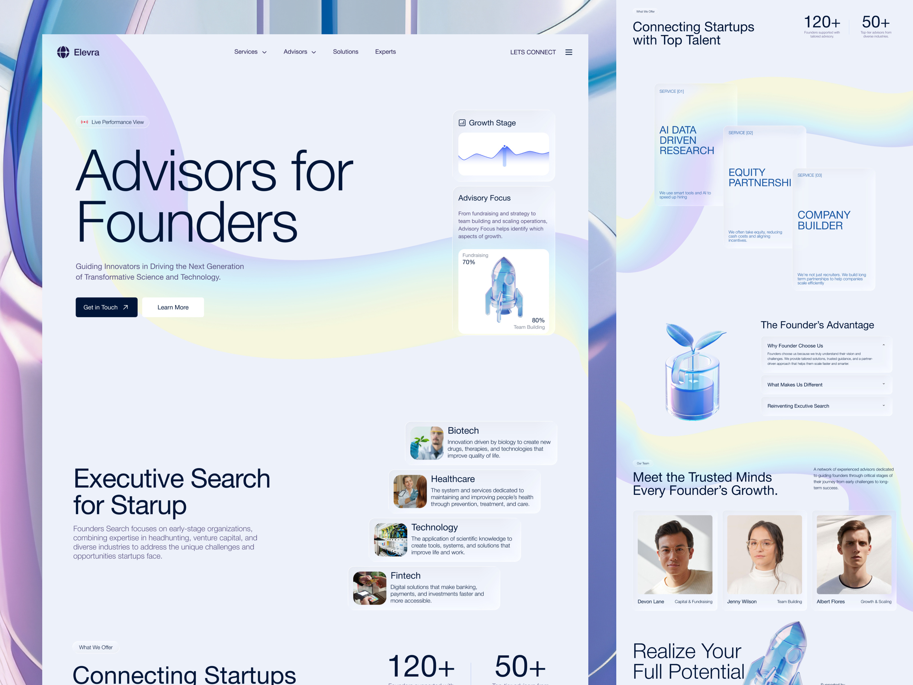 Elevra - Consulting Firm Company advisor agency branding company consulting corporate design digital elementor firm landing law marketing page startup ui webflow website wordpress