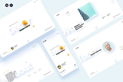 Hoder - Architecture Studio minimal template android app app design app screen dribbble illustration ios landing landing page landing pages page pages popular screen screens template ux web web header website