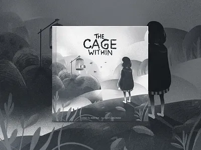 The Cage Within (Book Cover Illustration) illustration