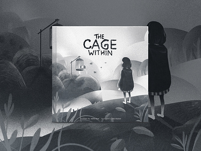 The Cage Within (Book Cover Illustration) illustration