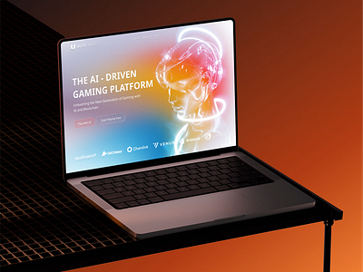 AI - Driven Gaming Landing Page ai ai assistant website ai driven ai game ai gaming ai landing page ai website futuristic futuristic design futuristic landing page futuristic ui futuristic ux futuristic website