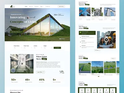 Real Estate Landing Page Website Design buildingdesign constructions figmadesign findahome homesforsale househunting luxuryhomes luxurywebsite productdesign property realestateinvestment realstates realstateswebsite