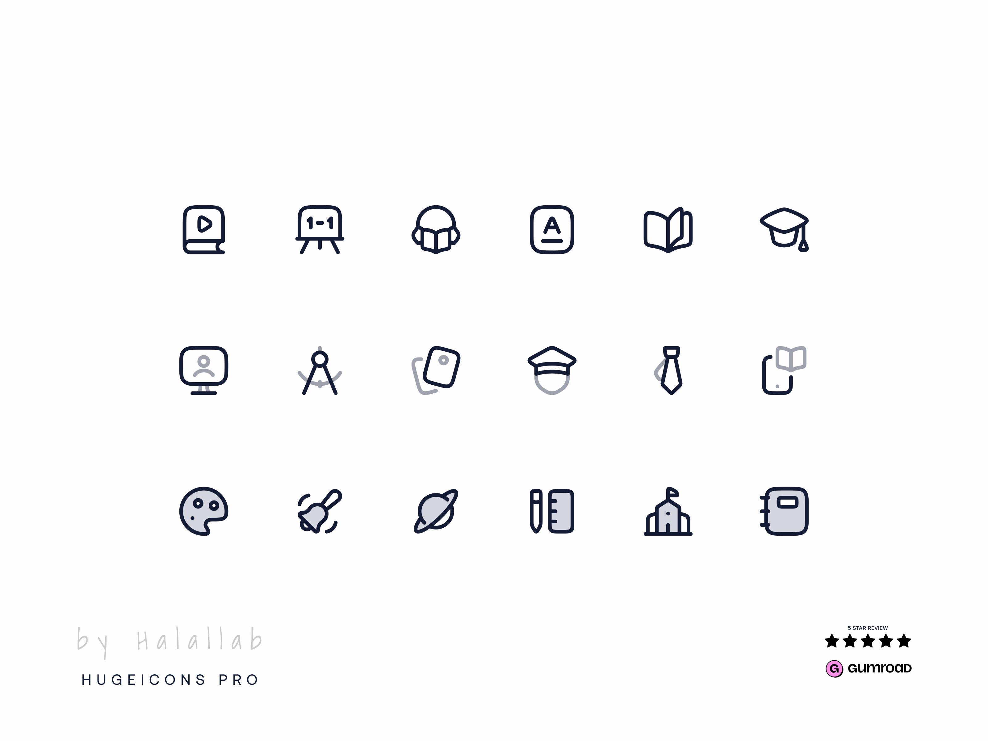 Education icons | 10K+ Figma icon library. audio book bell board math book education graduate hugeicons icon icon design icon pack icon set iconography icons illustration mortarboard notebook online learning saturn school stationery