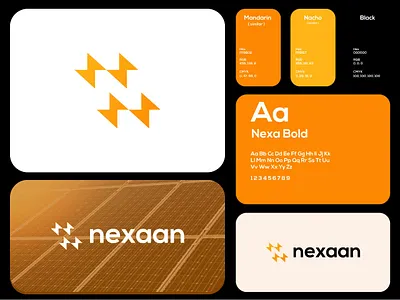 Solar/Nexaan logo bolt branding clean cleantech creative design energy letter n logo logodesign minimalist solar solarenergy sustainability tech ui vector