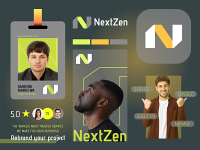 NextZen Tech Solution Logo logo design minimalist modern tech logo monogram n n letter logo n logo n typography logo tech solution tech solution logo typography
