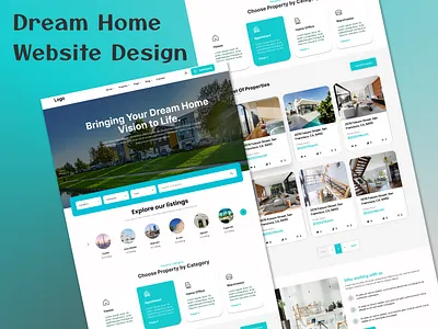 Home Rental & Buying Website UI home uiux