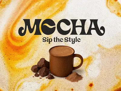 MOCHA Wordmark | logo design 3d animation branding coffee graphic design logo logodesign logotype mocha motion graphics mtidesign packaging typographylogo ui wordmark