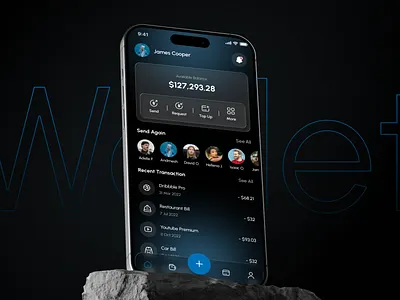 Finance & Wallet App Design Concept app app design bank app banking app design finance finance app finance app design finance banking finance ui finance ui design fintech ios mobile app ui design wallet wallet app wallet ui design