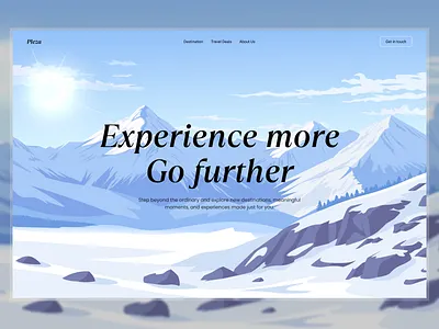 Travel Website Design – Adventure Landing Page UI/UX Concept adventure adventure design adventure ui explore more landing page travel travel agency travel website web web design webdesign website website design