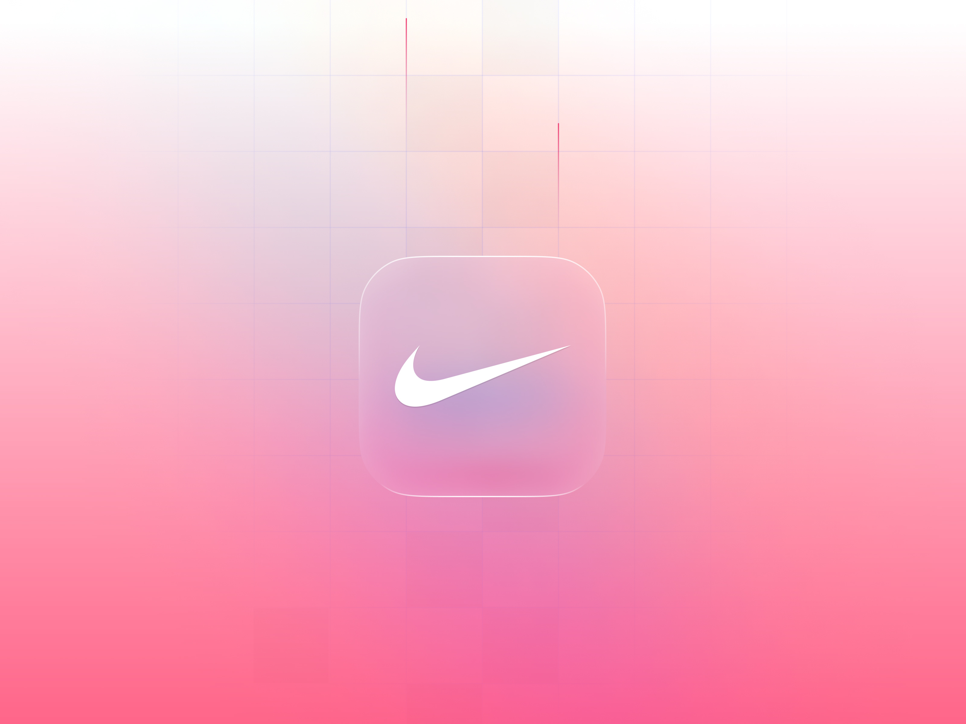 Nike Splash Screen concept exploration figma glossy gradient nike splash screen ui