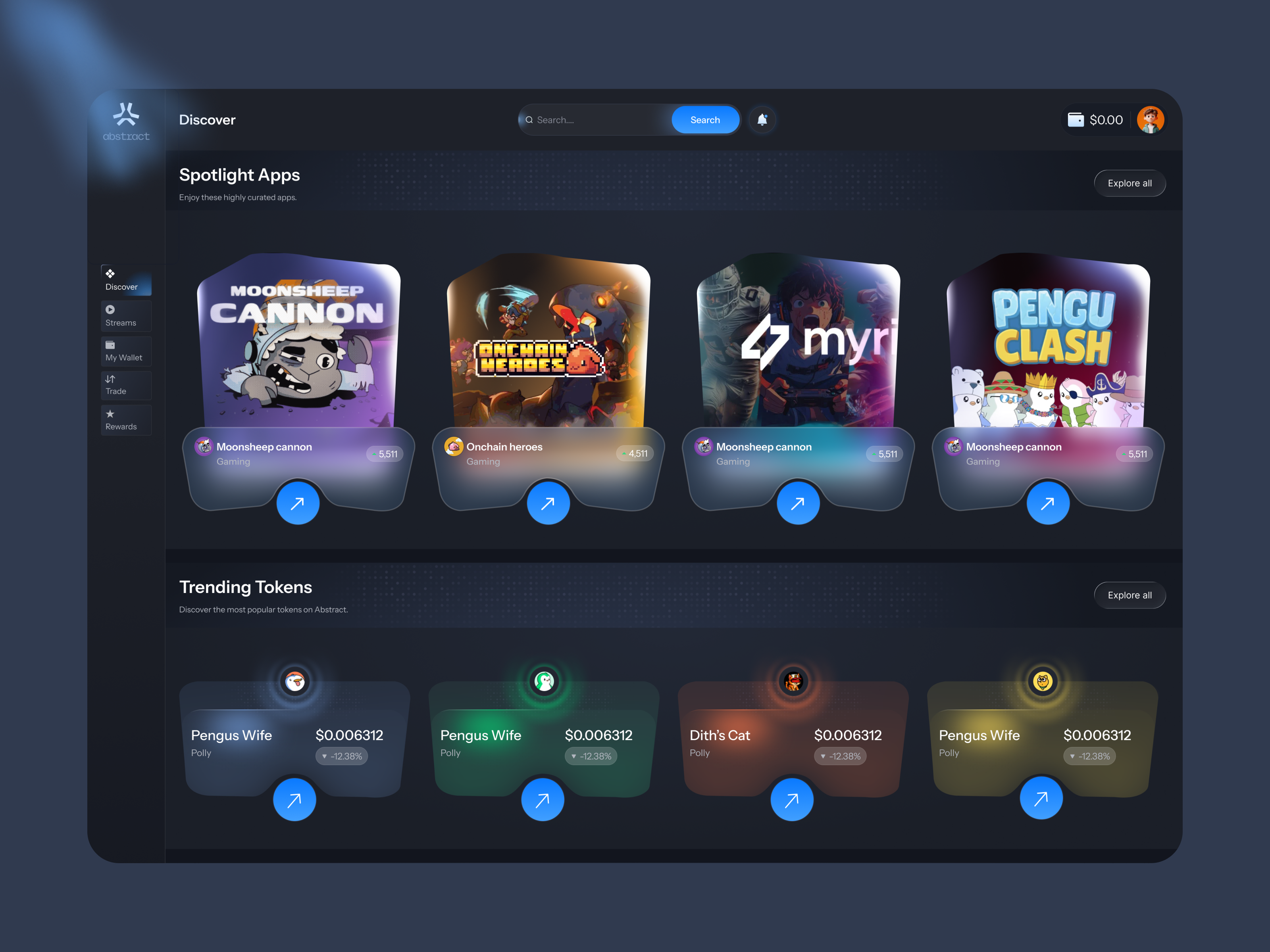 Spotlight Apps-Gaming Dashboard app design dashboard game game dashboard ui game design gaming dashboard gaming website landing page spotlight apps gaming dashboard ui ux valorant