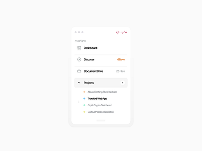 Sidebar Navigation app clean dailyui dashboard dribbblers insights jira management minimal navigation notifications project projectmanagement sidebar ui web
