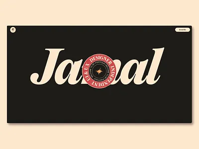 Portfolio Landing Page branding landing page minimal personal website portfolio ui ux web website