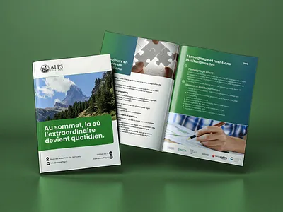 ALPS Staffing Agency Booklet Design agency book book design booklet design brand identity branding brochure clean layout graphic design