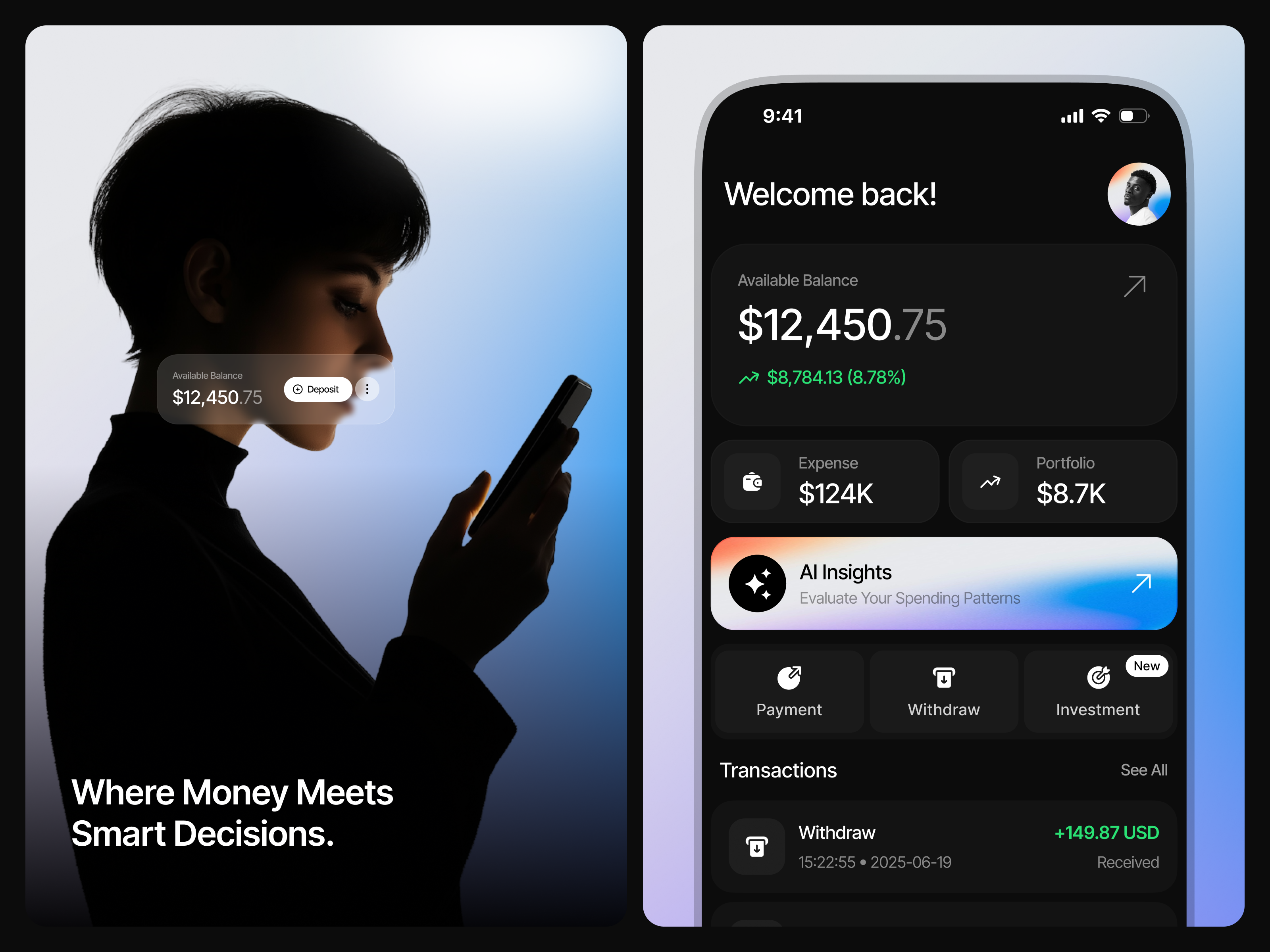 Example of Fintech Mobile App Design