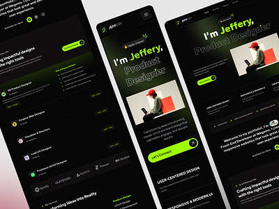 Personal Portfolio Website Design agency website designer website minimal modern modern ui one page personal portfolio portfolio portfolio website showcase trendy ui ui design uiux user interface uxui web web design website website ui
