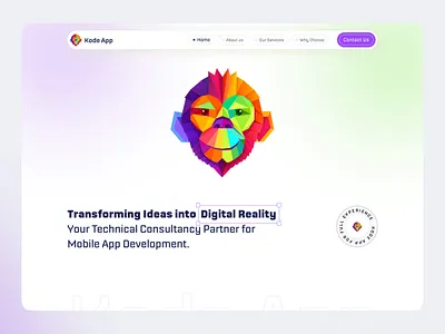 Kode App - Agency Website agency website ai ai assistant website ai driven ai landing page ai website app crypto website design futuristic website ios app landing page mobile app mobile app development web design