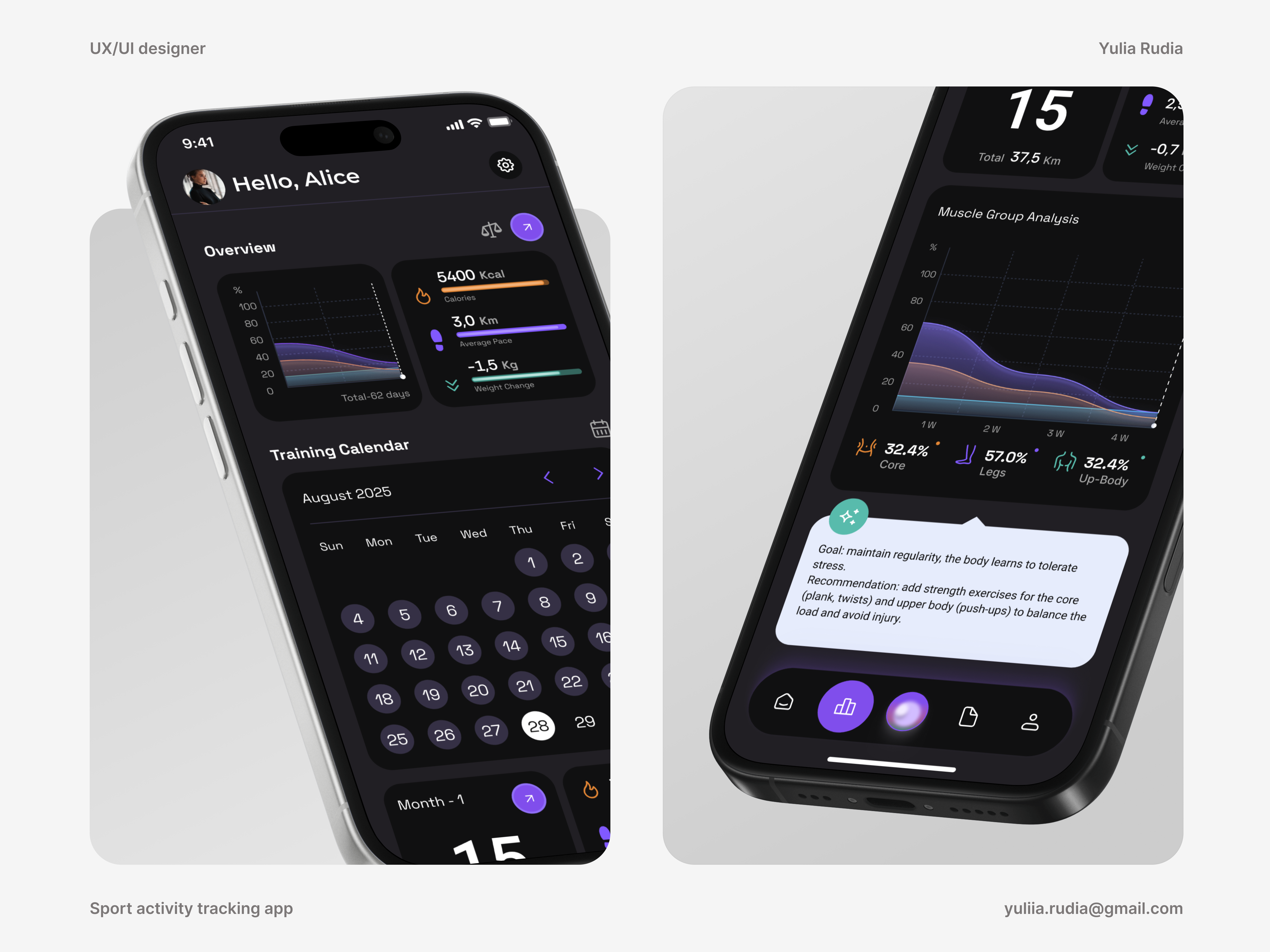 Running Progress Tracker App activity tracker ai coach app design clean ui dashboard ui dribbble fitness app healthtech interactive design minimal design mobile ui product design progress tracking running app smart running app ui design user experience ux design