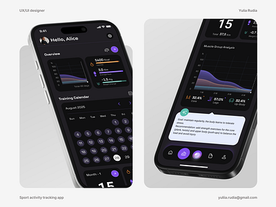 Running Progress Tracker App activity tracker ai coach app design clean ui dashboard ui dribbble fitness app healthtech interactive design minimal design mobile ui product design progress tracking running app smart running app ui design user experience ux design