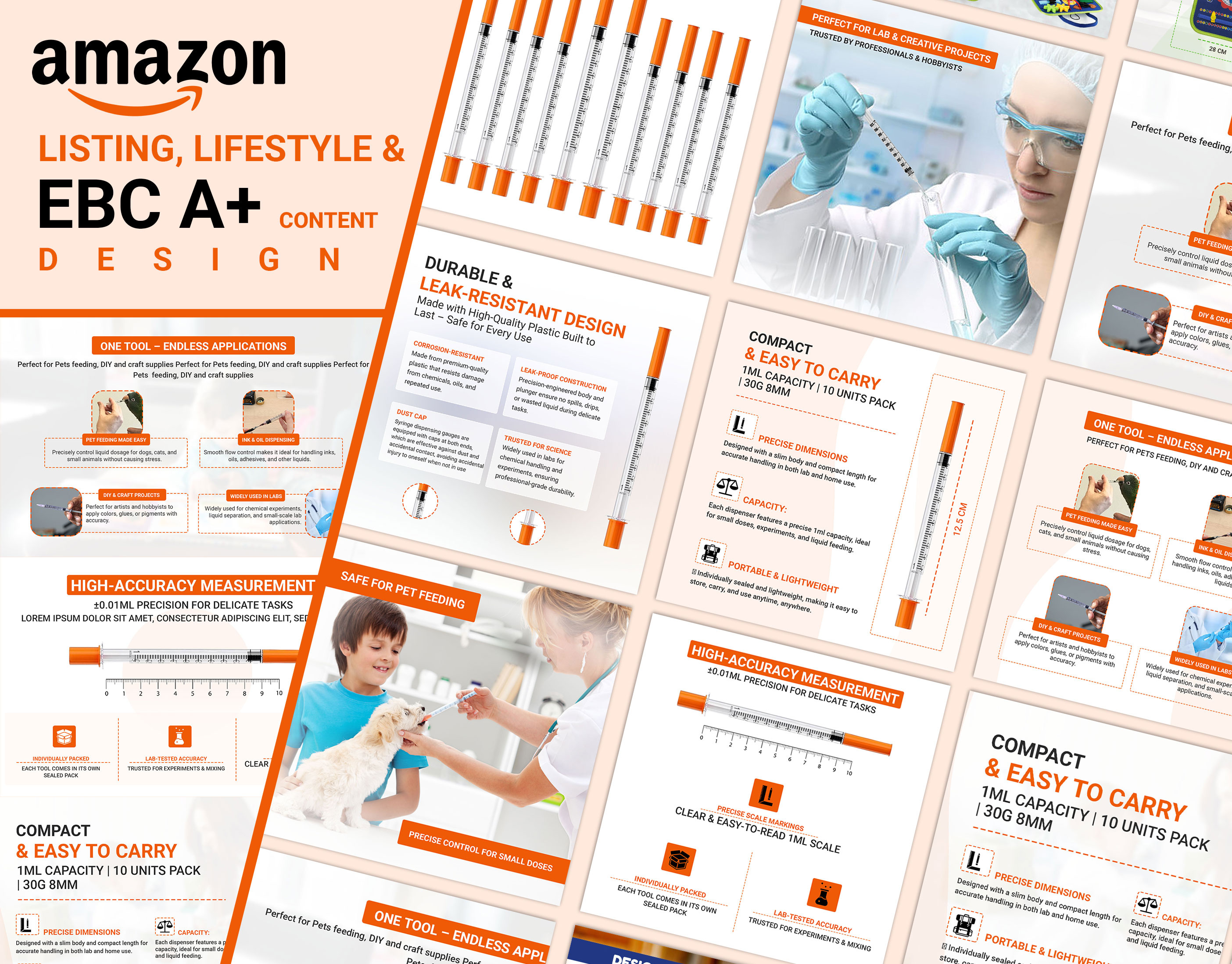 Example of Amazon Listing Images & Ebc A+  Content