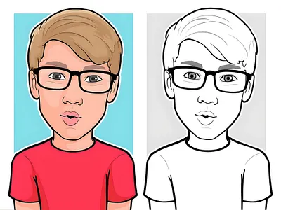 Cartoon of a young man avatar boy cartoon boyfriend cartoon cartoon cartoon character cartoon portrait cartoon style cartoonsaz character design design european man cartoon illustration love cartoon man man face glasses cartoon vector portrait sketch vector young man young man cartoon