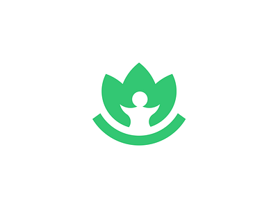 Minimal Wellness & Nature Logo app logo brand identity branding business logo creative logo design logo logo design logo inspiration mindfulness minimal logo nature wellness