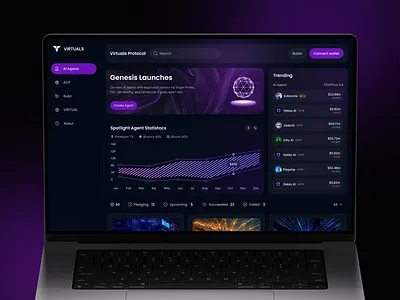Next-Gen Crypto Chatbot AI ai chatbot chatbot ui crypto chatbot ai darkmode chatbot dashboard ai crypto dashboard crypto message website ui