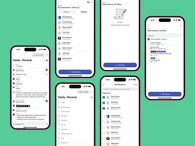Taskly – Task Management Made Simple ai design flow interface mobile app modern organize task management to do ui usability user experience ux visual design
