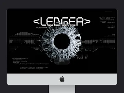 Crypto Wallet Main Screen 3d animation blockchain branding crypto cryptodesign graphic design logo motion graphics ui ux wallet webdesign