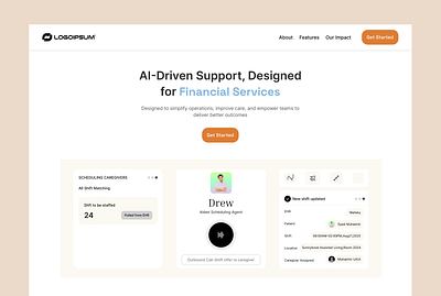 AI-powered scheduling dashboard clean ui dashboard design dribbble minimal design product design ui design ux design