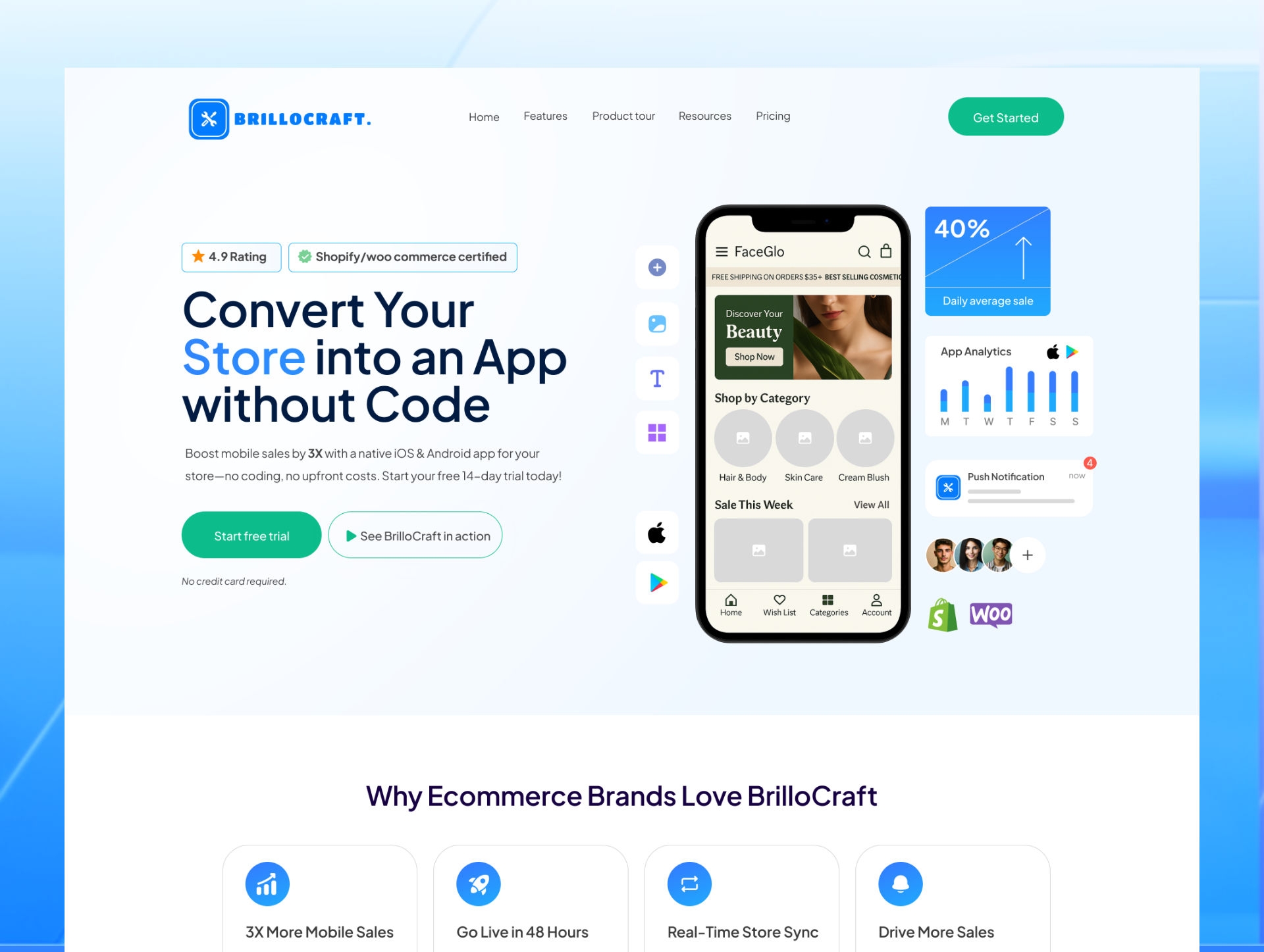 Example of Website Redesign