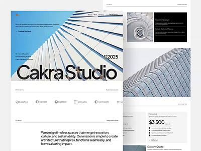 Architecture Agency Landing Page apartment arch design architect architectural architecture building company house interiors landing page landing page design minimal professional projects property ui urban web web design wesite design