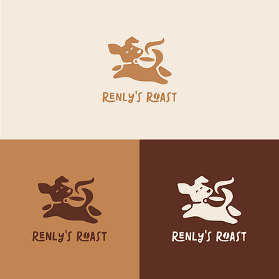Renlys Roast-Logo Design 3d adobe animation branding design design logo graphic design illustration logo logo design motion graphics ui vector