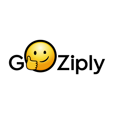 GoZiply black eho ehoehoeho emoji find goziply job logo work yellow