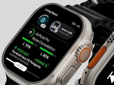 Widgets WatchOS - Apple Watch applewatch figùa media player music spotify ui uiux ux watch watchos