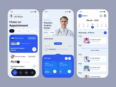 AI Surgery Mobile App – Smarter Healthcare at Your Fingertips ai ai assistant ai healthcare app app design artificial intelligence check up consultation doctor app health app health tracker healthcare ios mobile mobile app plastic surgery surgery surgeryapp telehealth ai telemedicine ui ux