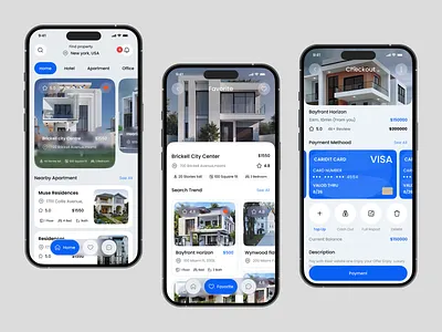 🏡 Real Estate Mobile App – Modern ui amenity locator booking app ecommerce ecommerce app home home rental app house rent app house rental marketplace housing app experience iosdesign mobileapp property search app real estate app real estate design real estate technology rent app rental finder ui