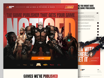 Gaming Marketing Website Design dark theme ui esports gaming website esports website fighting games futuristic game landing page gaming marketing gaming platform gaming website gaming website design homepage landing page marketing agency responsive design typography ui design ui ux design ux design web marketing website design