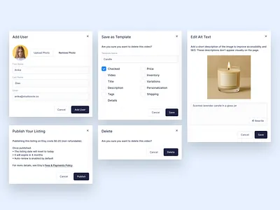 Modal Design cleandesign dialog dialogbox interaction interfacedesign marketing modal modaldesign popupdesign productdesign ui uicomponents uidesign uiinspiration userexperience userinspiration userinterface ux